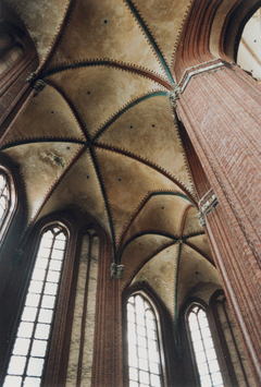 Vorschaubild Wismar: St. Nikolai, Chorumgang (Foto 1990)